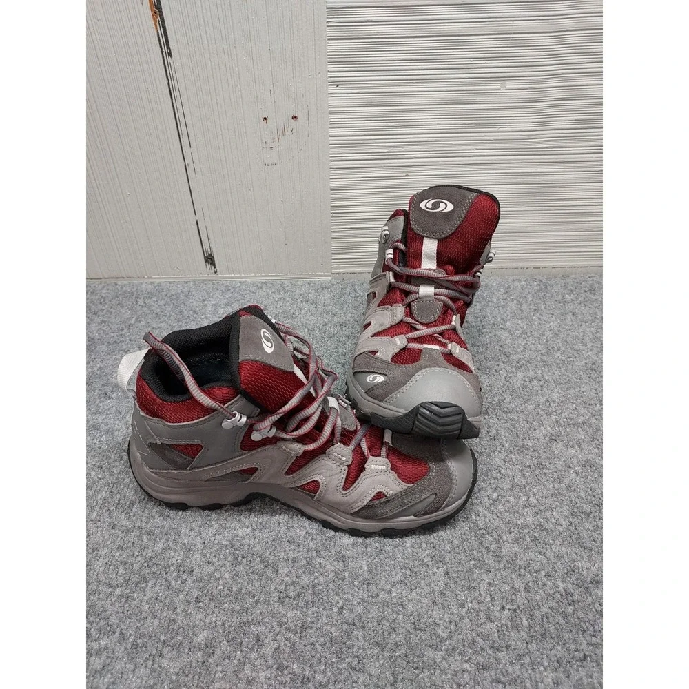 Salomon Women Athletic Sneakers 7.5 Multicolor Lace Up Round Toe Comfort Active